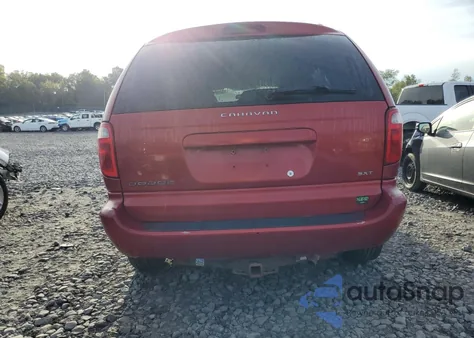 2006 Dodge Caravan Sxt из США, поврежденный, VIN 1D4GP45R16B528574